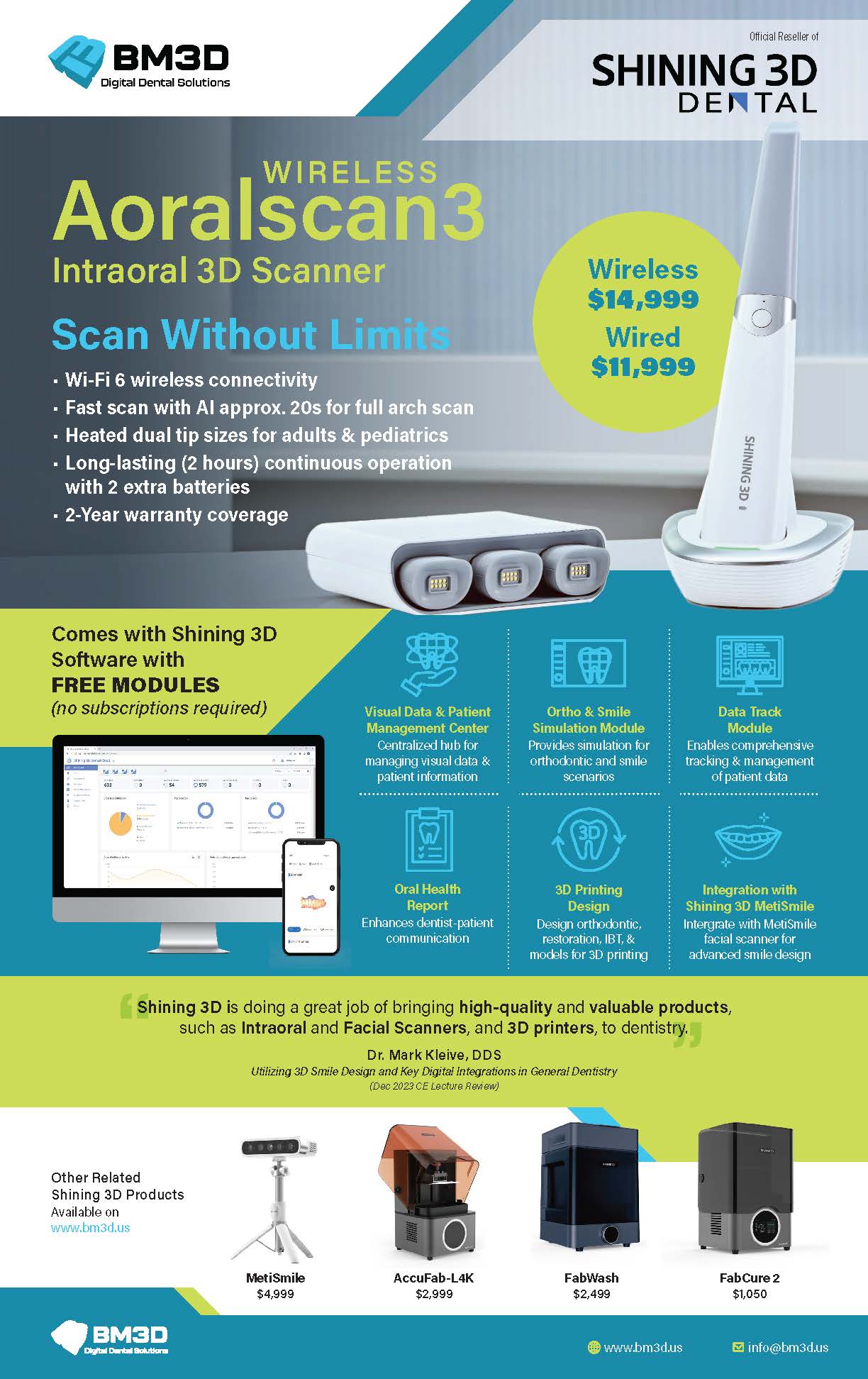 SHINING 3D Aoralscan 3 Wireless